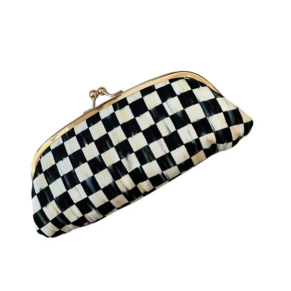 Brand New Mackenzie-Childs Courtly Check Eyeglasses Case. Size 7" X 4.5" - Picture 2 of 11